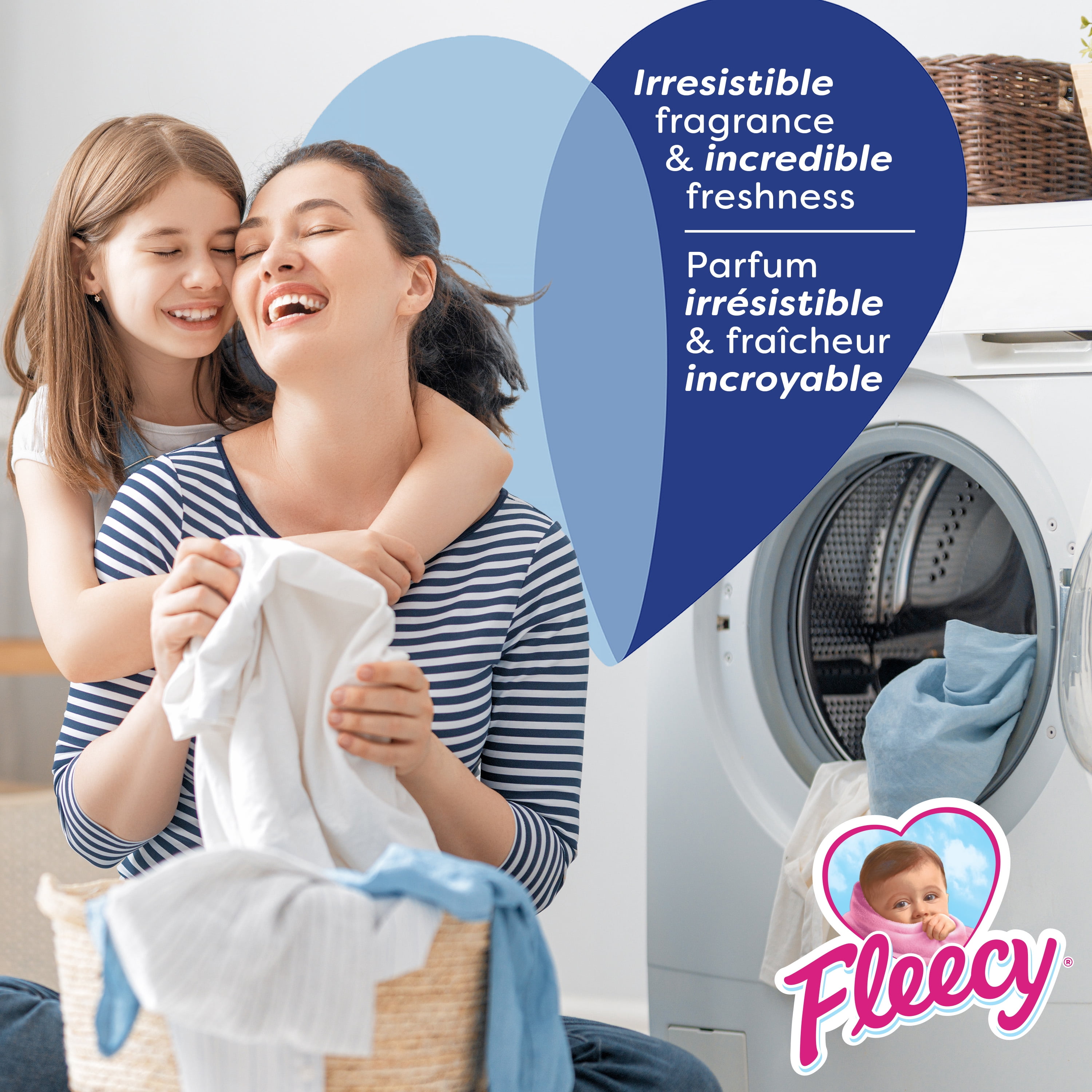 Fleecy Calm Concentrated Fabric Softener, Vanilla and Honey Lotus Scent, 4.7 L