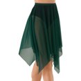 thumbnail image 2 of CHUANK Handkerchief Hem Mesh Wraps Ballet Classwear Dance Skirt Competition Performance Clothes with Elastic Waistband, 2 of 7