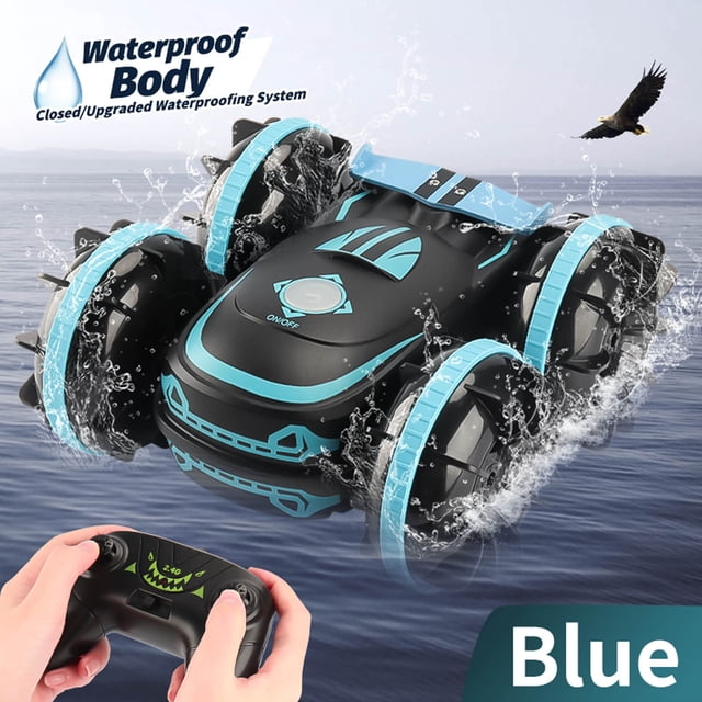 Remote Control Car for Boys Remote Control Car Toy Road Remote Trucks Boys Toys Car Amphibious-Electric Waterproof Road Toy for Children Rc Remote Control Car Boys Remote Control Car