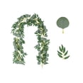 thumbnail image 1 of WRKEKC Clearance Simulated Willows Leaf Eucalyptuss Rattan Artificial Round Apples Leaf Ivy Wedding Party Decoration Eucalyptuss Leaf Rattan, 1 of 6