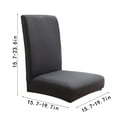 thumbnail image 4 of Daily Violete Solid Color Brushed High Elastic Chair Cover Soft And Comfortable Chair Seat Cover -proof And Dirt- Chair Slipcover Suitable For Dining Chair, 4 of 4