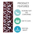 thumbnail image 3 of Floral Collection Contemporary, Cozy, Vibrant and Soft Stair Tread Mats & Rugs, 9'' x 28'', 3 of 6