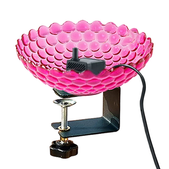 Btomtd 2025 Outdoor Garden Bath Feeding Device, Hot Pink
