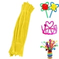 thumbnail image 3 of A 100Pcs Fluffy Pipe Cleaners Diy Craft Set For Arts Decorations Candy Color Twistable Wires Handmade Flower Materials Design A Plastic #KSzlt, 3 of 4