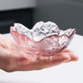 thumbnail image 4 of MasteelfCA 6pcs Glass Fruit Plate Glass Salad Bowl Flower Design Jewelry Tray Storage Tray, 4 of 9