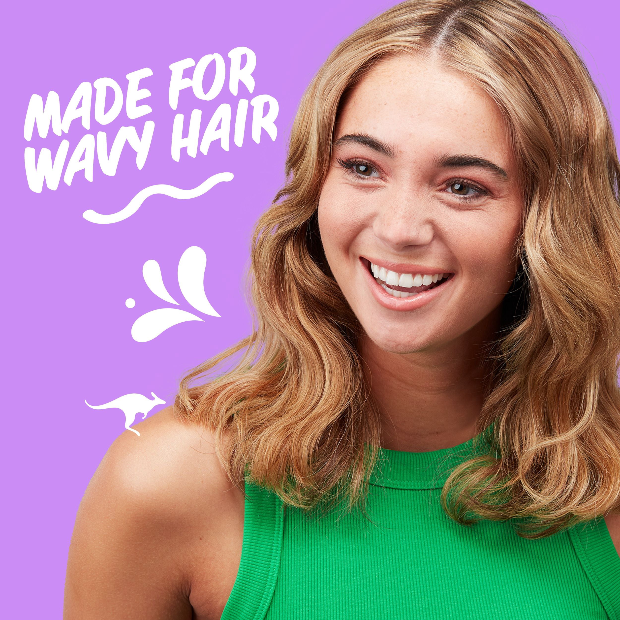 Aussie Miracle Waves Shampooing Anti-Frisottis au Chanvre Sans Parabènes