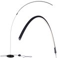 thumbnail image 1 of Brightech Sparq Arc Lampe sur Pied à DEL Arquée Moderne pour la Maison, 67 Po de Hauteur, Noire, 1 of 11