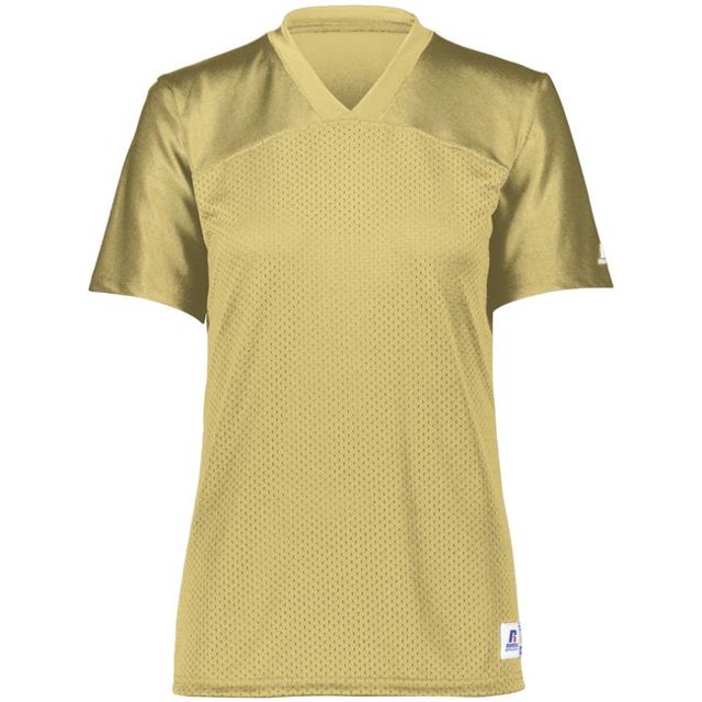 Maillot de Football pour Femmes à Drapeau Uni, Georgia Tech Gold - Très Petit