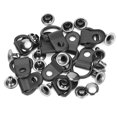thumbnail image 2 of 100Set D-Ring Shoelace Hook,  Leather Eyelet Buckle, DIY Rivet Tool For Bags Shoes Tool Leather, 2 of 8