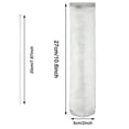 thumbnail image 3 of Oleegame 2PC Lint Washer Filter Washing Machine Filter Hose Mesh Drain Screen Trap Stainless Sink Silver, 3 of 9