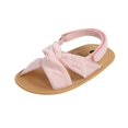 thumbnail image 4 of Baby Sandals Summer Baby Girls Solid Color Soft Sole Shoes, 4 of 6