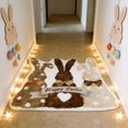 thumbnail image 4 of EGNMCR Bathroom Rugs, Rugs for Living Room, Area Rug, Bath Mat Easter Bunny Drawing Floor Mat For Bedroom Porch Hallway Dorm Easter Home Decoration Easter Gift Polyester fiber floor m at, 4 of 7