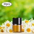 thumbnail image 3 of facefd 50x Refillable Glass Bottles Durable Mini for Fragrance Samples 1ml Conjoined Plug, 3 of 9