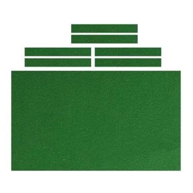 Almencla Billiard Cloth, Table , Snooker Indoor Sports Game Table Cloth with Cushion 8ft Green
