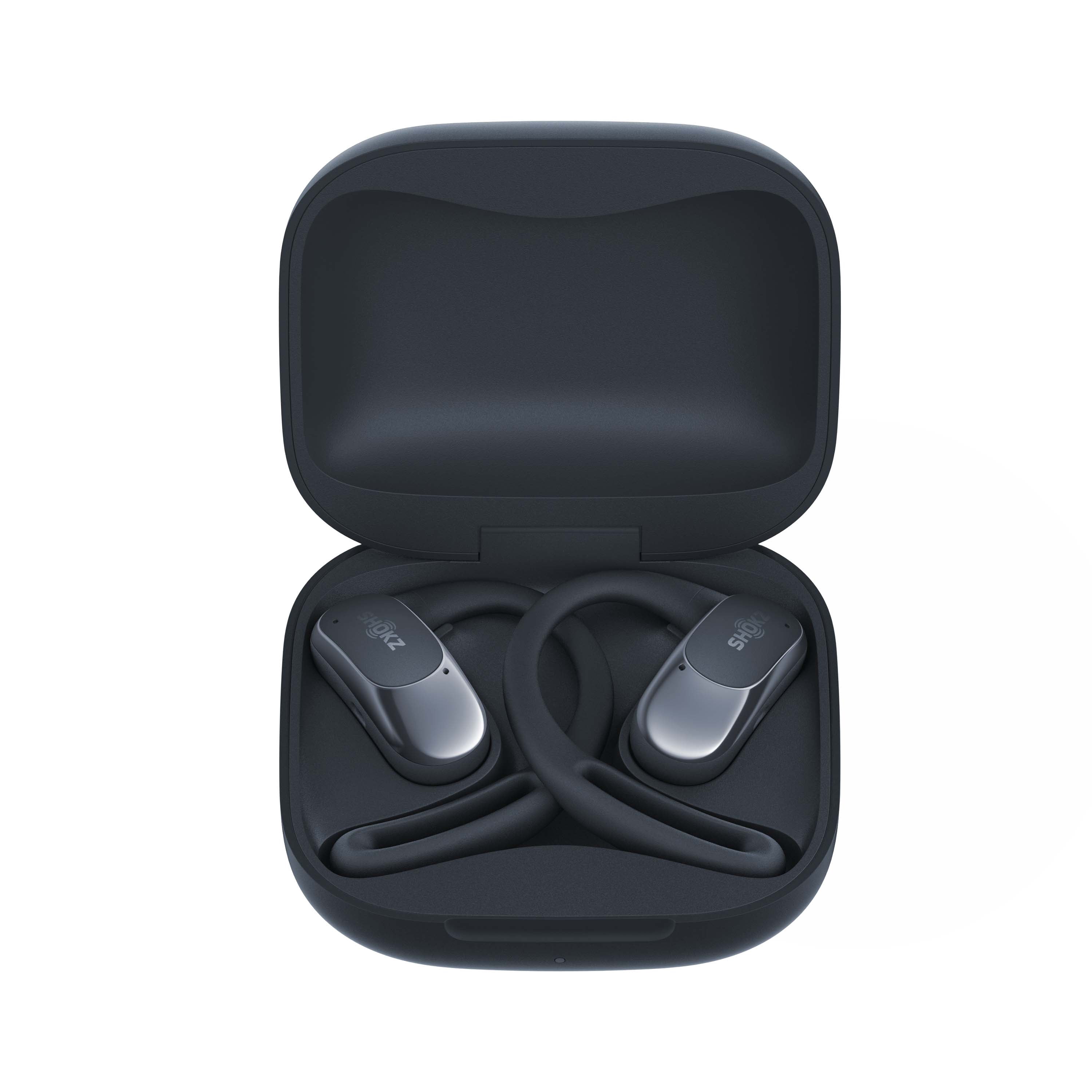 Shokz OpenFit Air, sans fil véritable, microphone intelligent intégré, Noir
