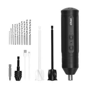 Jeu de tournevis électrique rechargeable à perceuse électrique sans fil Mini Multifonctionnel ménage sans brosse électrique perceuse résine électrique