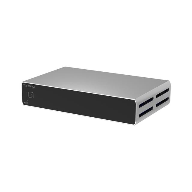 TOPPING B100 Mono Block Power Amplifier - 100W Output,151dB SNR/DNR, Balanced/Single-Ended Inputs, 3 Gain Modes, 12V Trigger