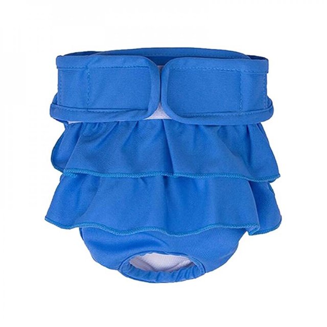 Washable Dog Diapers | Reusable Dog Diapers | Washable Female Dog Diapers | Cloth Dog Diapers for Dogs in Heat, or Dog Incontinence Diapers, gray, XXL