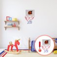 thumbnail image 2 of CIMAXIC 1 Ensemble de Planche de Basketball Murale pour Enfants Mini Basketball Netball Basketball Intérieur Ensemble de Jeu (Coloré),6.5"X4.72"X9.84 Pouces, 2 of 4