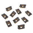 thumbnail image 3 of MasteelfCA 10Pcs R390-11T308M-PM 4230 Hard Alloy Carbide Inserts Blades Turning Tool (Gold and Black), 3 of 8