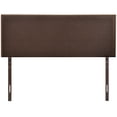 thumbnail image 2 of Region Queen Nailhead Upholstered Headboard - Dark Brown, 2 of 4