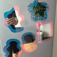 thumbnail image 3 of Magnetic Locker Mirror School Bathroom Refrigerator Cabinet Decoration Mirrors, 3 of 8