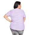 thumbnail image 3 of Iyla Plus Women's Short Sleeve Ripple Tee, 3 of 6