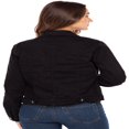 thumbnail image 5 of SKYLINEWEARS Women Denim Jacket Button UP Long Sleeve Ladies Stretch Trucker Jean Jackets, 5 of 5
