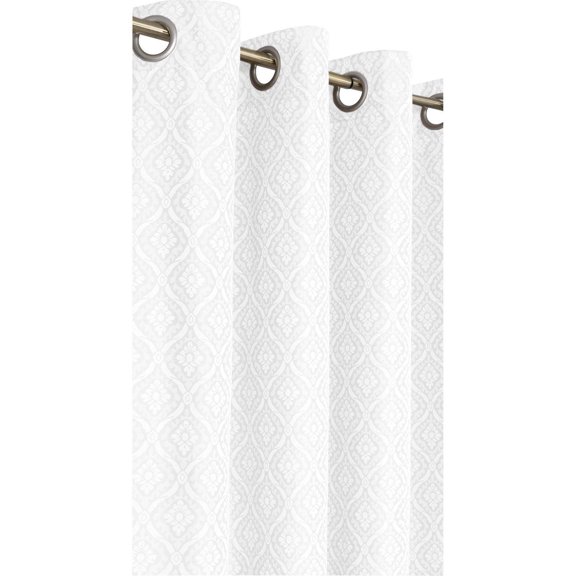 Safdie & Co. Curtain Foulard Room Darkening 84L White