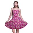 thumbnail image 1 of Bimba Robe d'Été à Bretelles Spaghetti à Imprimé Floral Robe de Plage pour Vacances et Fêtes - Grand, 1 of 5