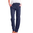 thumbnail image 1 of Generic Women's Plus Size High Waist Wide Leg Palazzo Lounge Pants with Pockets, Coffee, 1 of 6