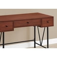 thumbnail image 2 of Monarch Specialties Computer Desk, Home Office, Laptop, Storage Drawers, 48"l, Work, Metal, Laminate, Brown, Black, Transitional, 2 of 4