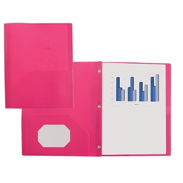 Winnable TCP-04-PI Poly Tang Report Cover Pink - 1 Each