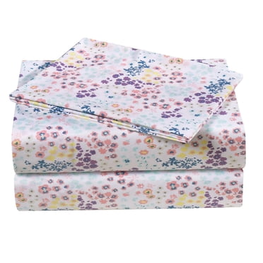 Ensemble de draps à imprimé en microfibre douce facile à nettoyer pour enfants Mainstays