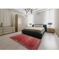 thumbnail image 4 of Ahgly Company Tapis d'Intérieur Carré Contemporain Persan Rouge, 10 Pieds Carré, 4 of 6