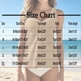 thumbnail image 3 of Women's Swimwear, Tankini Swimsuits for Women Modest Two Piece Bathing Suits Front Knot Tank Top with Bottom, Family Gifts, 3 of 4