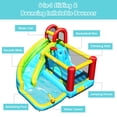 thumbnail image 4 of Gymax Inflatable Kids Water Slide Jumper Bounce House Splash Water Pool W/ 480W Blower, 4 of 10