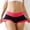 Red, variant on Women's Panties High Waisted Boyshorts Underwear for Ladies Regular and Plus Sizes for All-Day Comfort