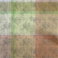 thumbnail image 1 of oneOone Georgette Viscose Light Green Fabric Check & Sewing Material Print Fabric By The Yard 42 Inch Wide, 1 of 4