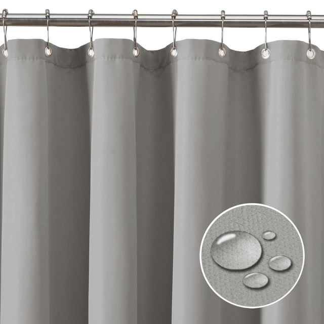 Hometrends 100% Waterproof Fabric Shower Curtain or Liner