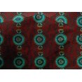 thumbnail image 4 of oneOone Cotton Silk Fabric Leaves & Floral Block Printed Craft Fabric BTY 42 Inch Wide, 4 of 4