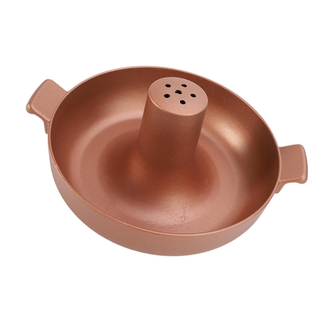 DOLITY Plat à Gaz pour Hotpot en Agneau de Beijing, Résistant aux Chafing Dish pour Maison, Commerce, Traiteur, Restaurant, Cuivre