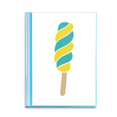 thumbnail image 1 of Yellow Green Spiral Sweet Ice  Book Sheet Protectors Portfolio Binder Folder, 1 of 3
