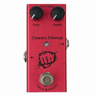 Pédale d'Effets de Guitare Électrique Mini Classique Chorus Pédales de Guitare Chorus Classique,1 * Pédale d'Effet de Guitare Électrique
