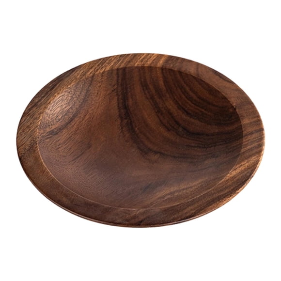 Elodie Wooden Salad Bowl Bathroom Supplies Farmhouse Fruit Tray Counter Wooden Bowl M