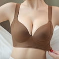 thumbnail image 3 of Yuyuzo Womens Wireless Bras Deep V No Underwire Push up Bras Seamless Full Coverage Everyday Bralettes, 3 of 4