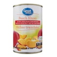 thumbnail image 1 of Great Value Peach Slices in Fruit Juice from Concentrate, 1 of 2