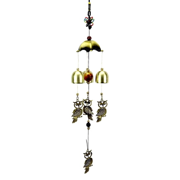 WMQPNNS New Trending Owl Wind Chimes Outdoor Indoor Decor Deep Tone Memorial Wind Chime Smooth Melodic Tones Chime for Outdoor Home Patio Porch Garden Yard Decoration Todays Deals Clearance Sale
