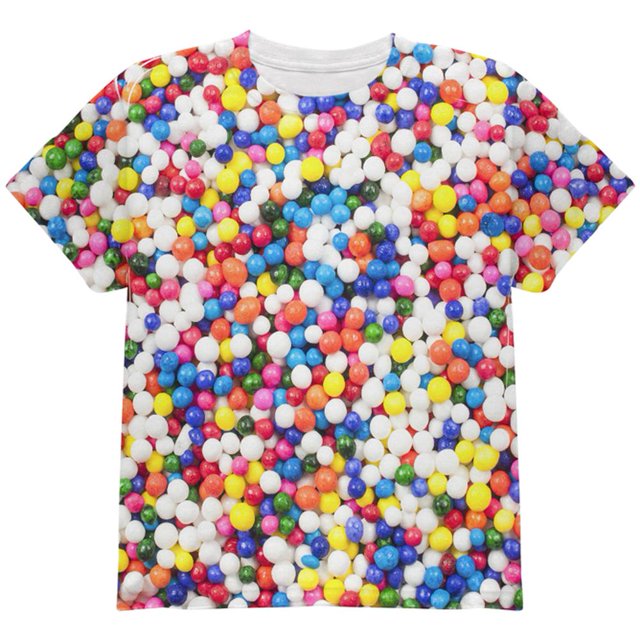 Halloween Sprinkles All Over Youth T Shirt
