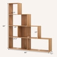 thumbnail image 3 of Costway Étagère Échelle à 6 Cubes, Bibliothèque d'Angle Autoportante, Étagère de Rangement, Présentoir, 3 of 10